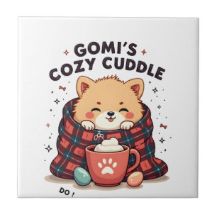 Gomis Cozy Cuddle Vintage Hunde-Decken-Design Stör Fliese