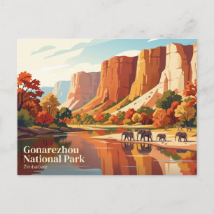 Gonarezhou-Nationalpark Simbabwe Postkarte