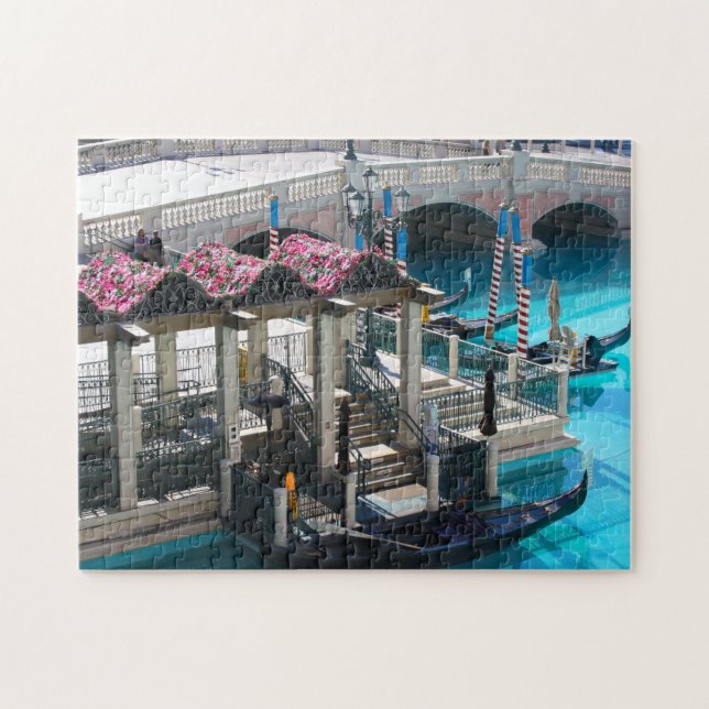 Gondalas à Las Vegas Nevada. Jigsaw Puzzle (Horizontal)