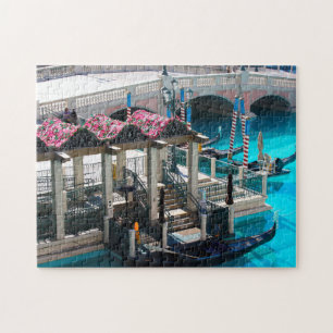 Gondalas in Las Vegas Nevada. Jigsaw Puzzle