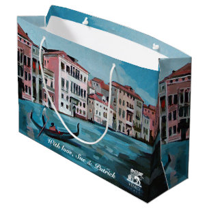 Gondel in Venedig, Italien Große Geschenktüte