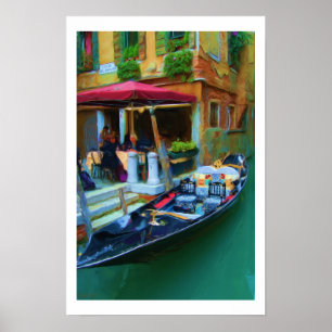 Gondel-Plakat Venedigs Italien Poster