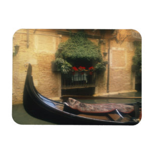 Gondel und Restaurant, Venedig, Venetien, Italien Magnet