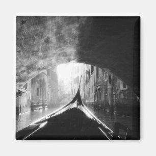 Gondel unter einer Venedig-Brücke Magnet