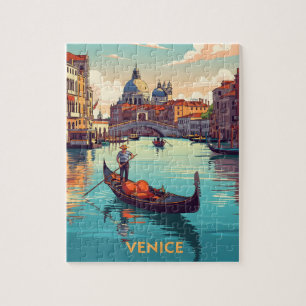 Gondelfahrt in Venedig mit historischen Gebäuden