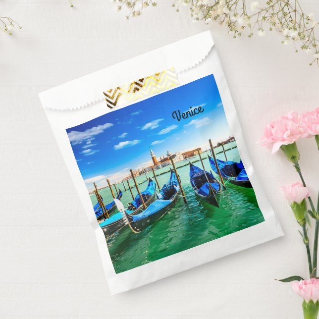 Gondeln am Canale Grande in Venedig Geschenktütchen (Versiegelt)