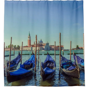Gondeln in Venedig, Italien Duschvorhang