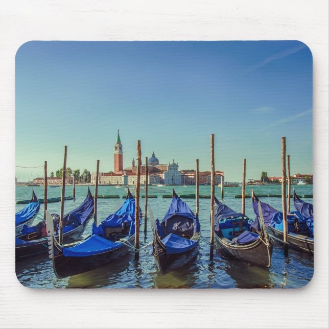 Gondeln in Venedig, Italien Mousepad (Vorne)