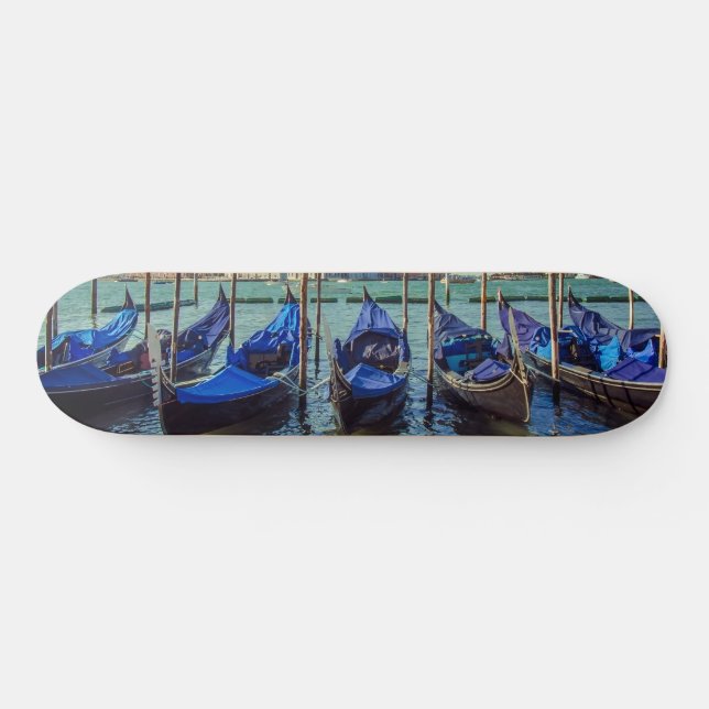 Gondeln in Venedig, Italien Skateboard (Horizontal)
