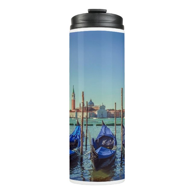 Gondeln in Venedig, Italien Thermosbecher (Vorderseite)