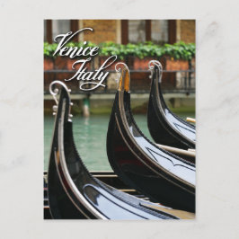 Gondeln in Venedig Postkarte