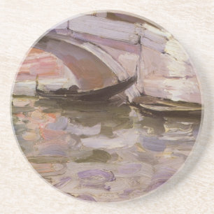 Gondeln von John Singer Sargent, impressionistisch Sandstein Untersetzer