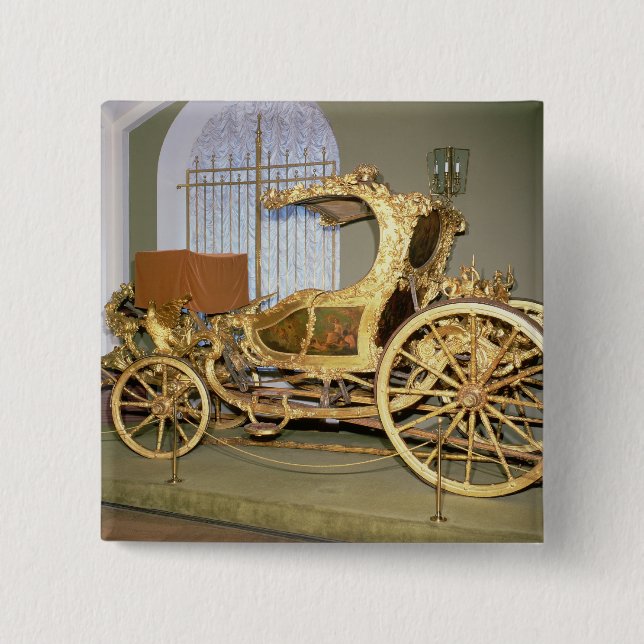 Gondelwagen der Kaiserin Catherine II Button (Vorderseite)