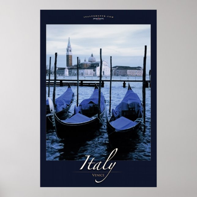 Gondoals von Venedig Poster (Vorne)