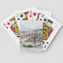 Gondola Venice Italien Karten spielen