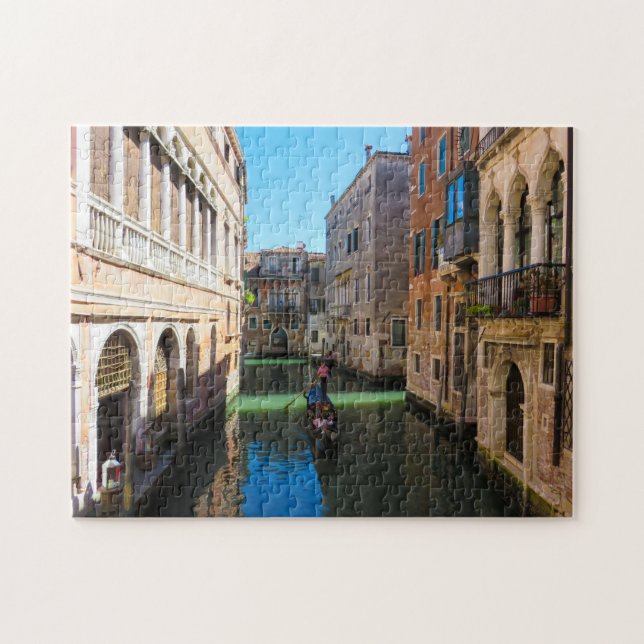 Gondolier in Venedig, Italien (Horizontal)