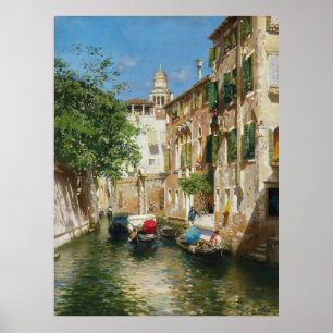 Gondoliers auf einem Venezianischen Kanal Rubens S Poster