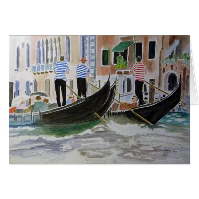 Gondoliers Italien (Vorderseite (Horizontal))