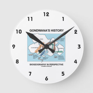 Gondwanas Geschichte Biogeographie in Perspektive Runde Wanduhr