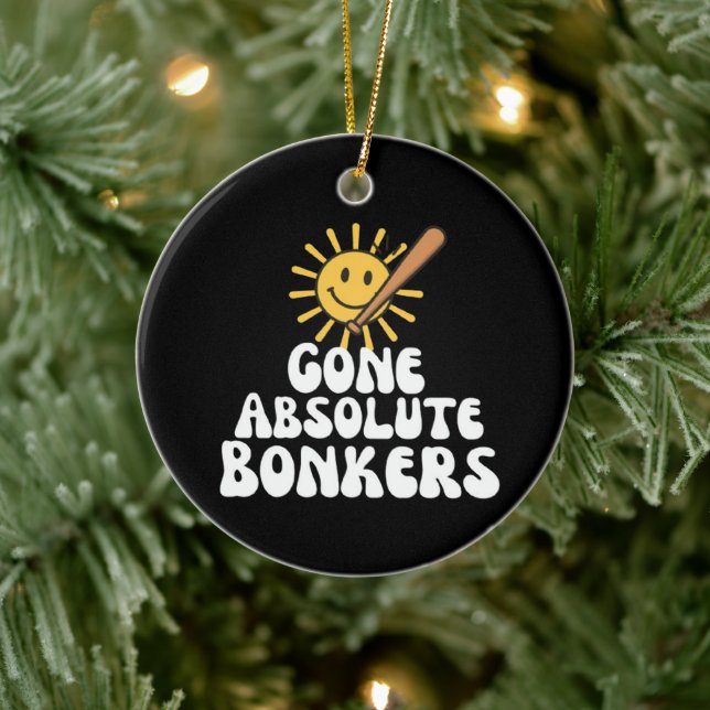 Gone Absolute Bonkers Meme Keramik Ornament (Baum)