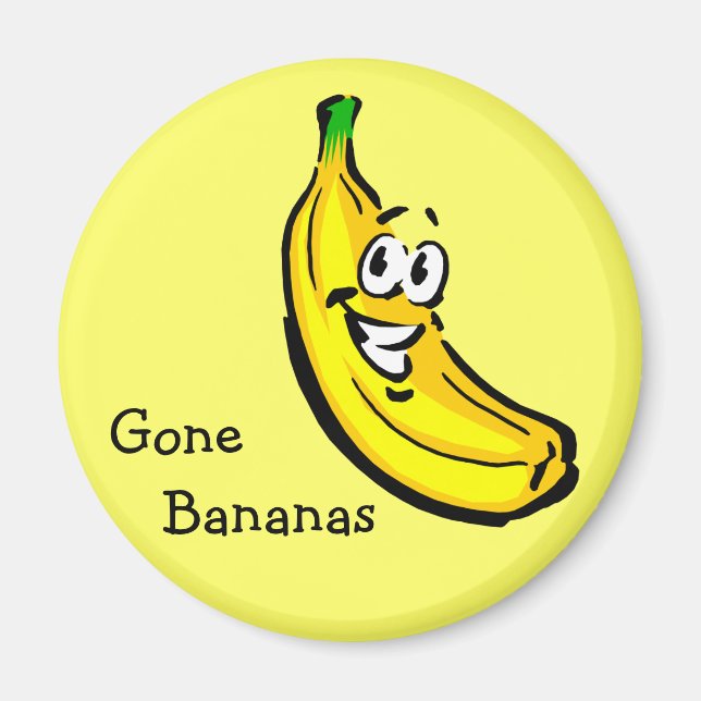 Gone Bananen Magnet (Vorne)