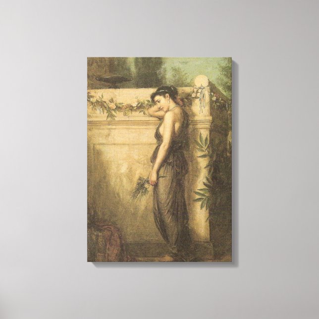 Gone but not Vergessen (John William Waterhouse) Leinwanddruck (Vorderseite)