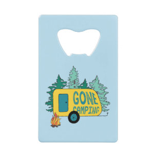 Gone Camping Summer Camp Clipart Happy Trails Camp Geldbeutel Flaschenöffner