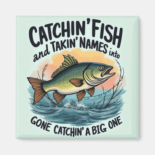 Gone Fishin Magnet (Vorne)