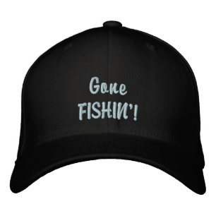 Gone Fishin'Anglers CAP Bestickte Kappe