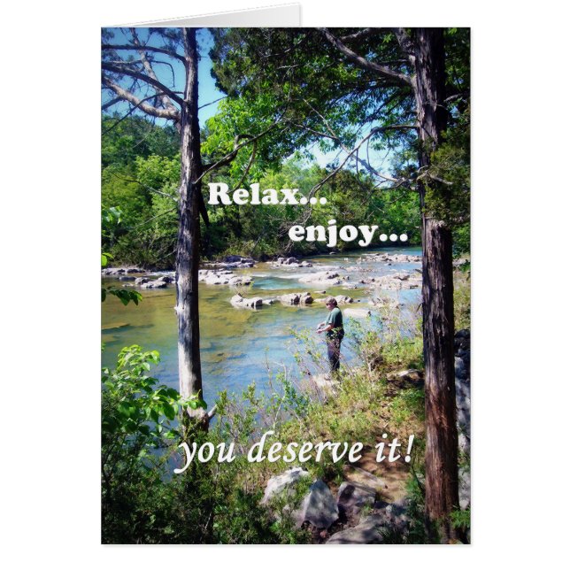 Gone Fishing Card (Vorne)