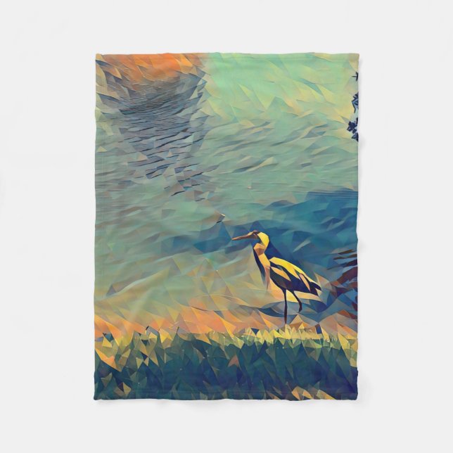 Gone Fishing Fleece Blanket (Vorderseite)