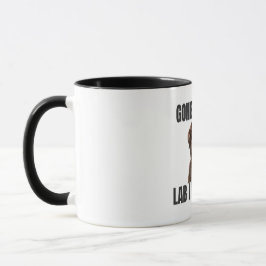 Gone Fishing Lab in Charge Mug Tasse