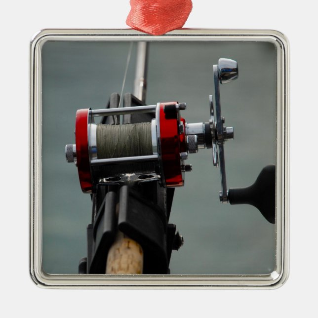 Gone Fishing Ornament Aus Metall (Vorne)