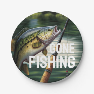 Gone Fishing Retirement Party versorgt Napkins Pappteller