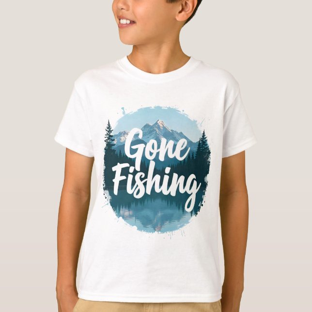 Gone Fishing T-Shirt (Vorderseite)