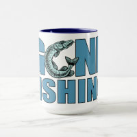 GONE FISHING tasse - choisir style & couleur