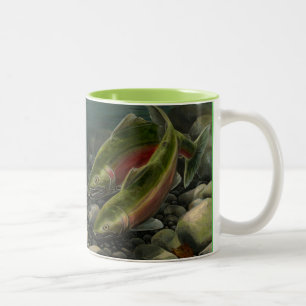 Gone Fishing Tasse Coho Lmon w Bären Cup