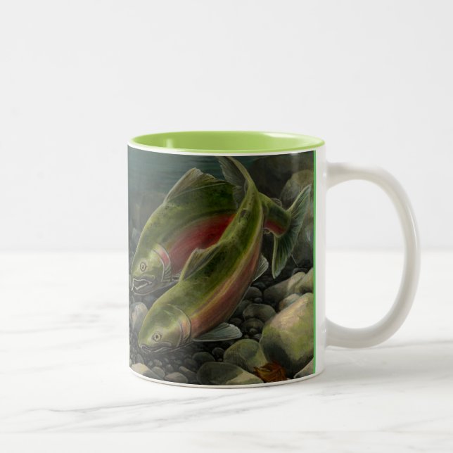 Gone Fishing Tasse Coho Lmon w Bären Cup (Rechts)