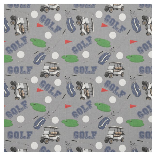 Gone Golfing on Gray Stoff (Muster)