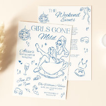 Gone Mild Bachelorette Einladung Slumbe