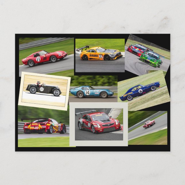 Gone Racing Postkarte (Vorderseite)