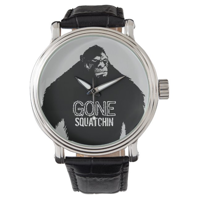 Gone Squatchin Armbanduhr (Vorderseite)