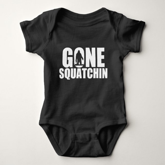 Gone Squatchin Baby Strampler (Vorderseite)