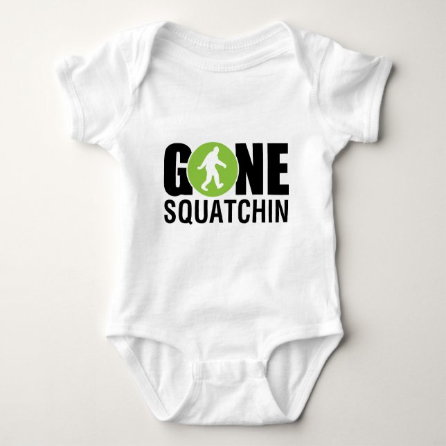 Gone Squatchin Baby Strampler (Vorderseite)
