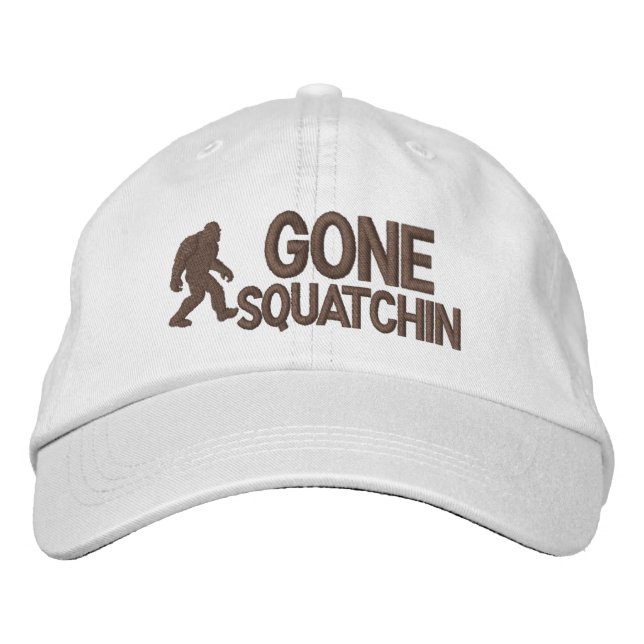 Gone Squatchin Bestickte Kappe (Vorderseite)