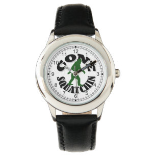 Gone Squatchin Bigfoot-Logo Armbanduhr