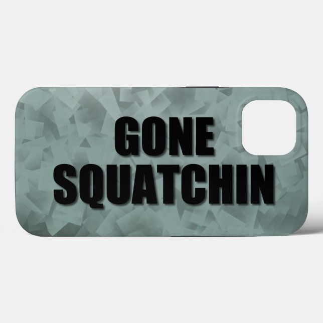 Gone Squatchin Case-Mate iPhone Hülle (Rückseite (Horizontal))