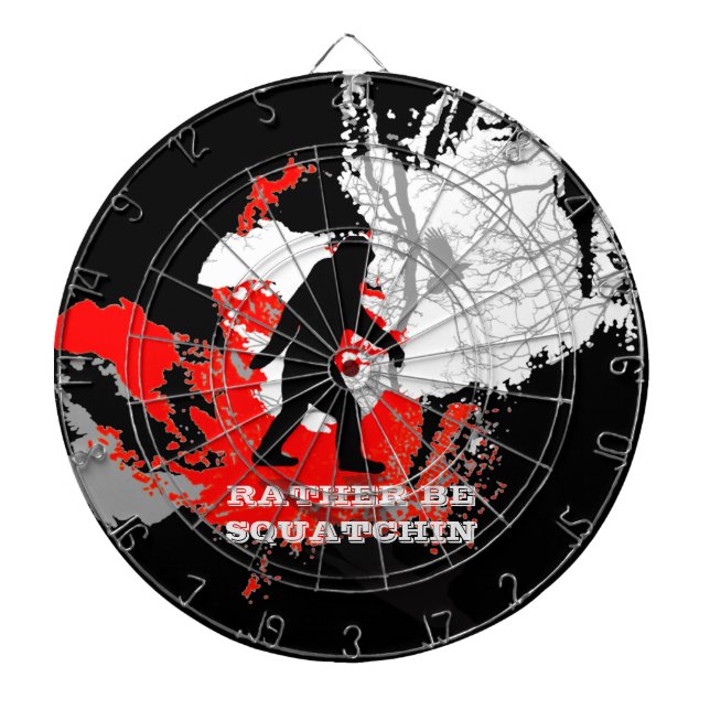 Gone Squatchin Dartscheibe (vorne)