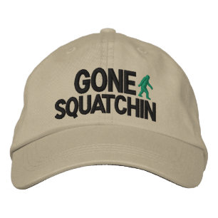 Gone Squatchin Deluxe Version Bestickte Kappe