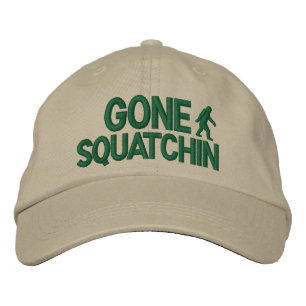 Gone Squatchin Deluxe Version Bestickte Kappe